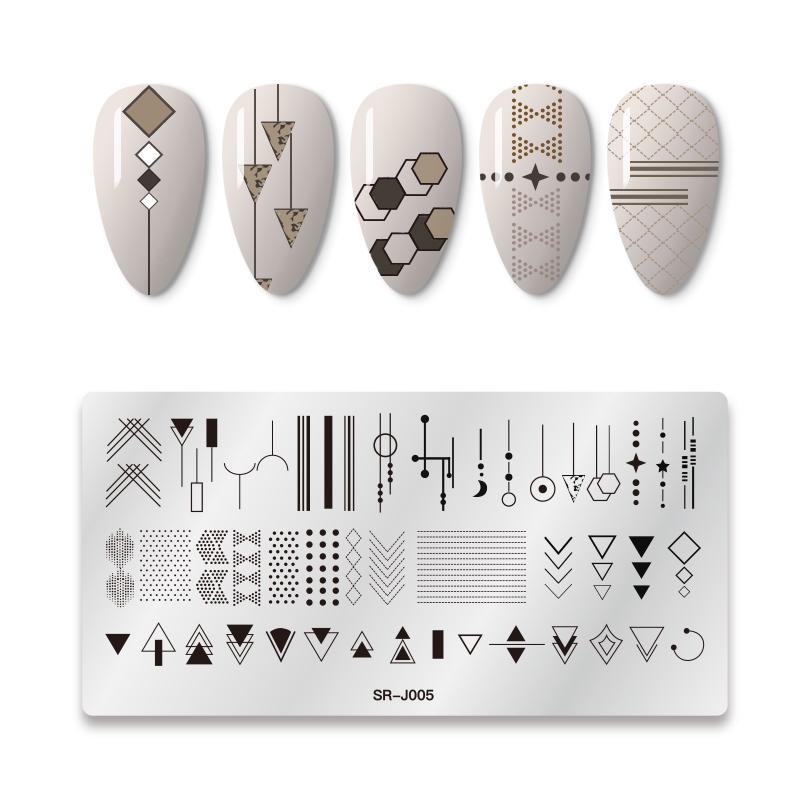 

Шаблон для штамповки ногтей