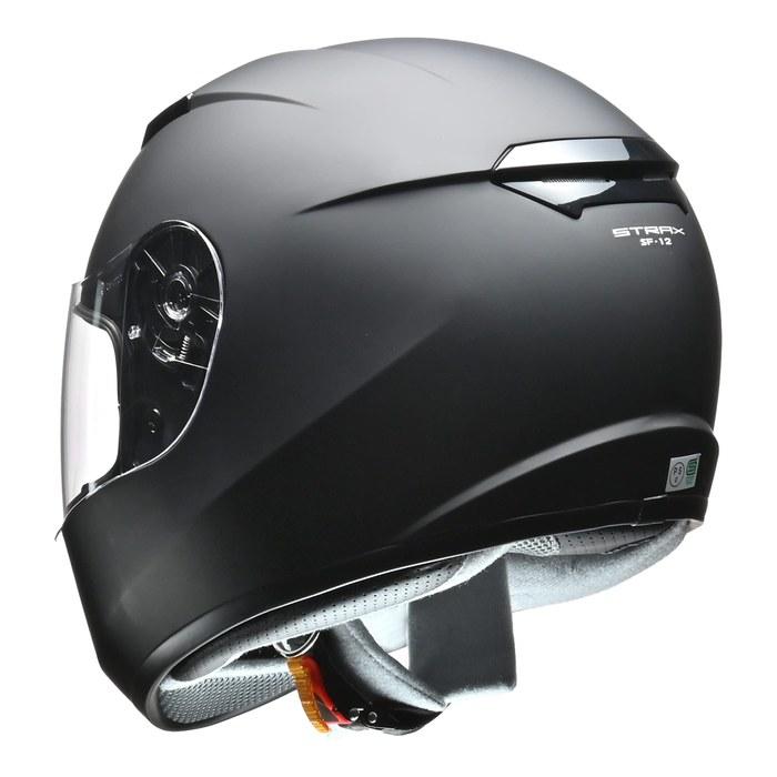 LEAD STRAX Full Face Helmet Matte Black M (57-58cm) SF-12