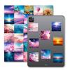 50 Dreamy Sky and Sea Stickers Colorful Auspicious Clouds and Stars Sea Landscape Stickers