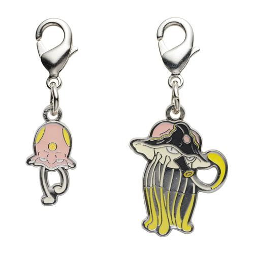

[Pokemon] Pokemon Center National Pokedex Metal Charm - Tadbulb (#948) & Bellibolt (#949)