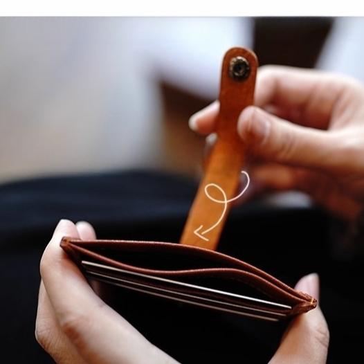 Heren Dames PU Leer RFID Kaarthouder Portemonnee Slank Minimalistisch Creditcard Case Kleine Portemonnee Drukknop Sluiting Zak Portemonnee Organizer