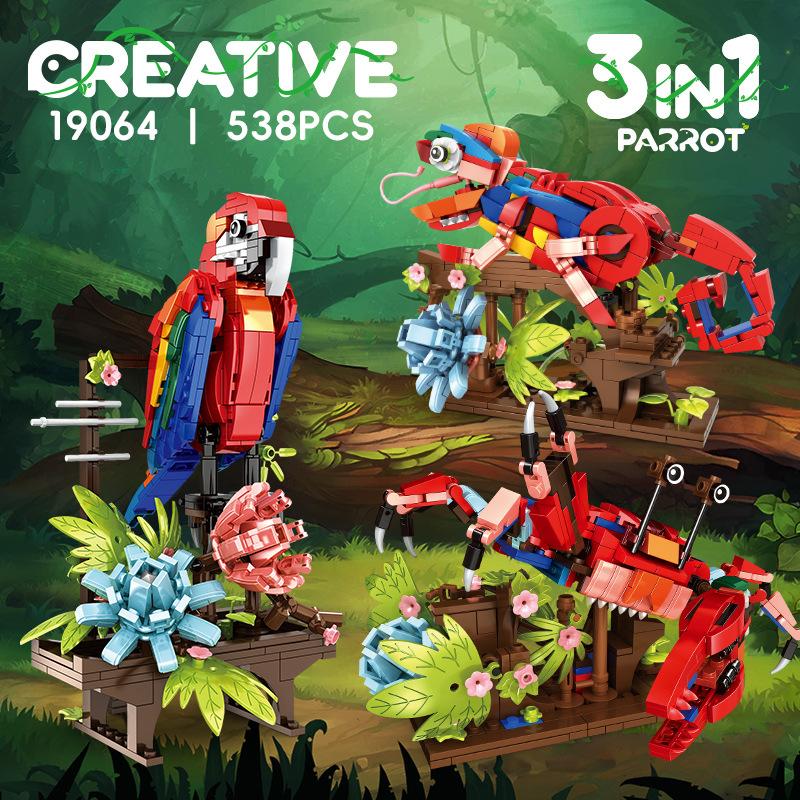 High-Quality 3 In High-Quality 1 High-Quality Parrot High-Quality Building High-Quality Toy Collection kit High-Quality Transforms High-Quality To