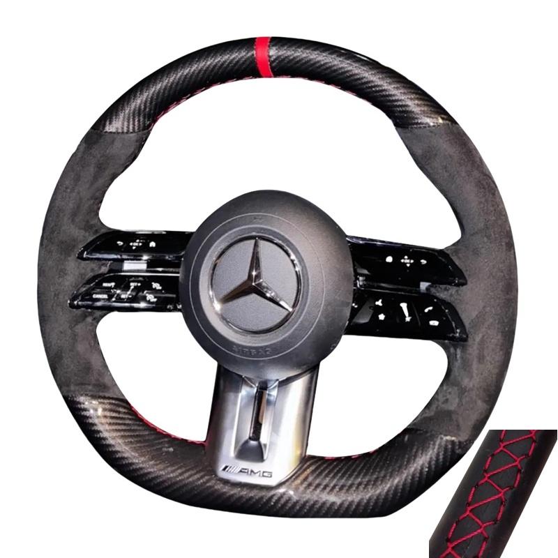 Steering Wheel Cover Black Suede Leather