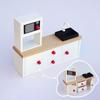 Kids Toy Kitchen Layout Ornaments 1:12 Scale Mini Furnishing Miniature Dollhouse Furniture