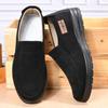 Spring and Autumn Old North Cloth Shoes Men's Versatile Soft-soled Cloth Shoes One Pedal Breathable Polyurethane Middle-aged and Elderly Dad Shoes