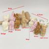 5Pcs Mini Soft Plush Bunny Joint Rabbit Doll Decoration for House Plush Mini Toy Stuffed Bunny Doll Bunny Figure Toy