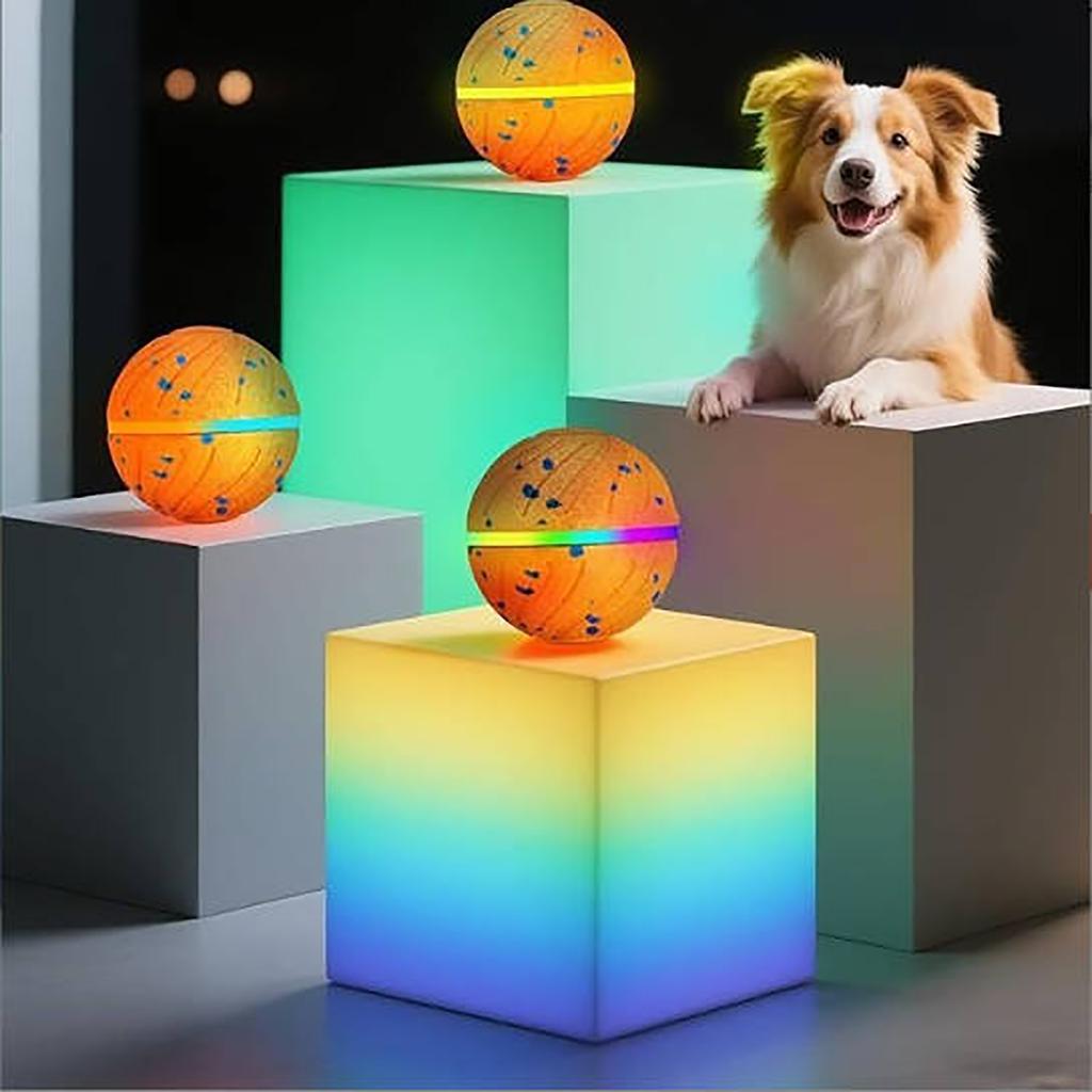 Intelligent Automatic Dog Toy Ball Electric Moving Bouncing And Rotating Ball