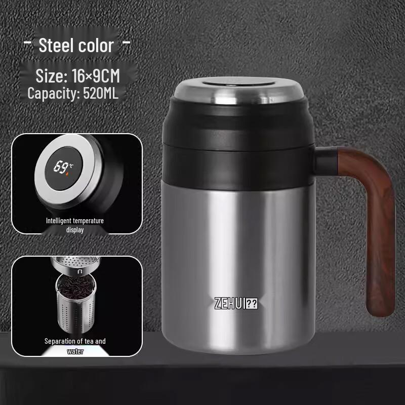 OLOEY Smart Stainless Steel Insulated Bottle