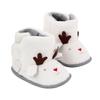 Winter Warm Christmas Cartoon Deer Baby Shoes Soft-soled Infant Toddler Boots