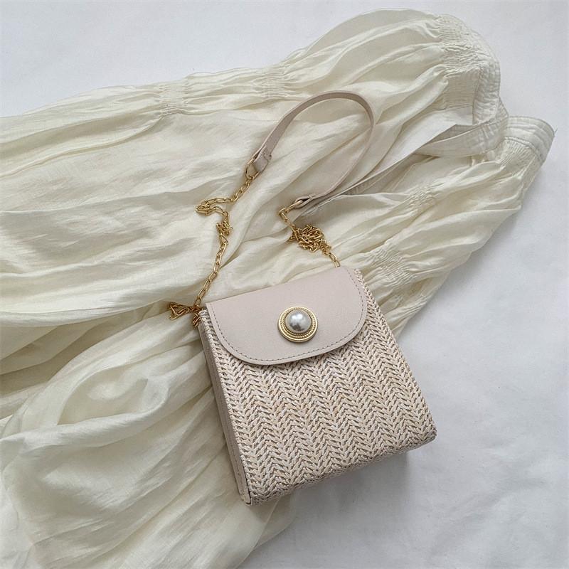 Fashionable Casual Commuting Women's Bag 2023 Trendy Woven Crossbody Shoulder Bag