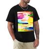 Colorful Abstract In Watercolor TShirt Funny Meme Tshirts Blanks Mens Graphic Tshirts Hip Hop