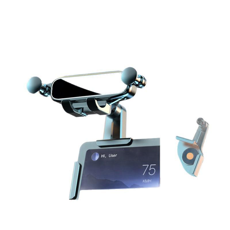Gravity Support Phone Mount for Electric Vehicle Center Console