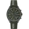 Velocity Black Green Silicone/Rubber Men's Quartz Watch 1514060