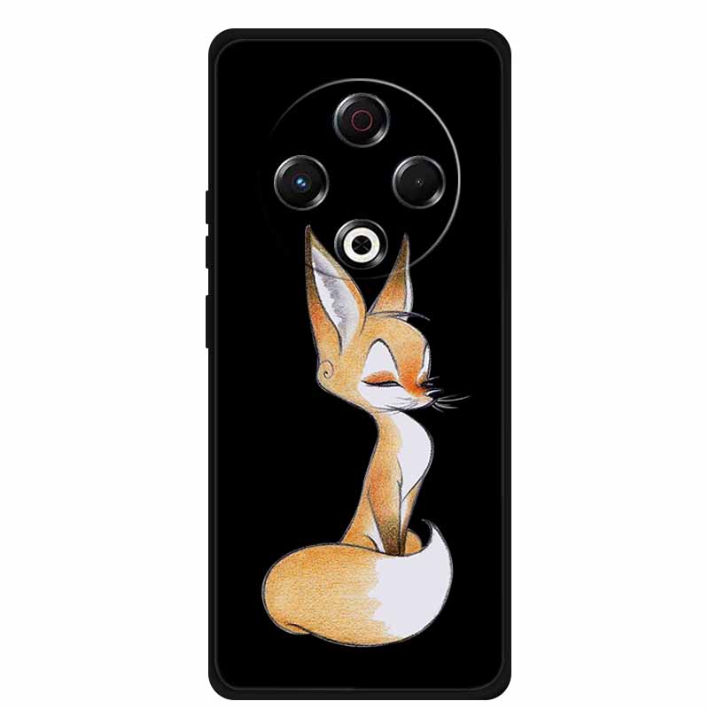 Coque For Tecno Spark 30 4G Case 6.78" Cartoon Cat Black Silicone Soft Back Cover Case For Tecno Spark 30 Case Spark30 Funda Bag