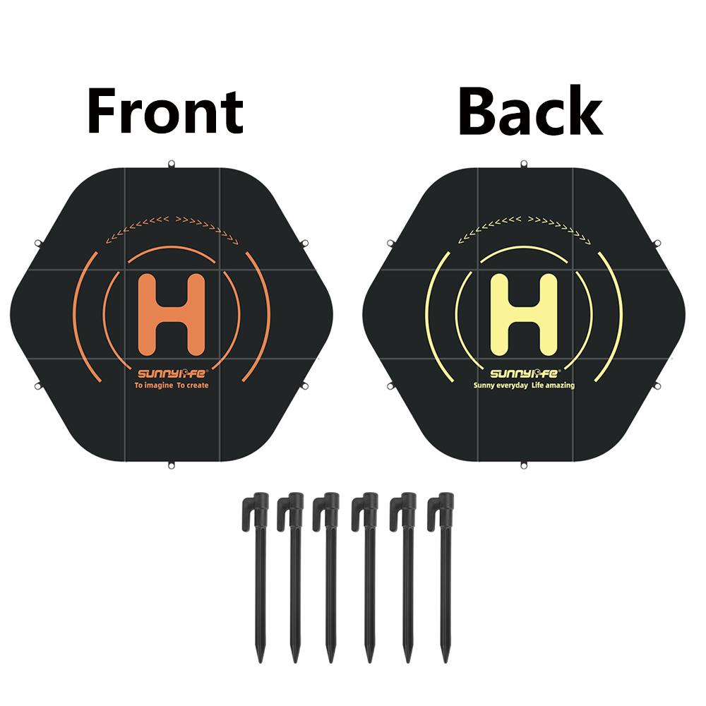 Sunnylife 80cm Waterproof Landing Pad Set for DJI Mavic Series/Mavic Air Series/Mini Series Portable Landing Platfrom Mats
