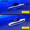 For Jaguar F-PACE 2016-  2024 2025 Matte Side Door Handle Cover Trim Protection Cap Exterior Accessories Car Styling