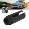Black Narrow Mouth Oxygen Sensor Sleeve European-Style Cxygen Sensing Socket Wrench, Durable Steel, Ideal for Car Maintenance & Repair Tool
