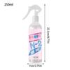 Car Rust Remover Auto Rim Rust Cleaner Spray Derusting Spray Metal Rust Remover 250ml Car Wheel Hub Rust Remover Strong Rust