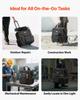 Rollende Werkzeugtasche 25 Taschen Robuste Rollende Werkzeugtasche auf Rädern