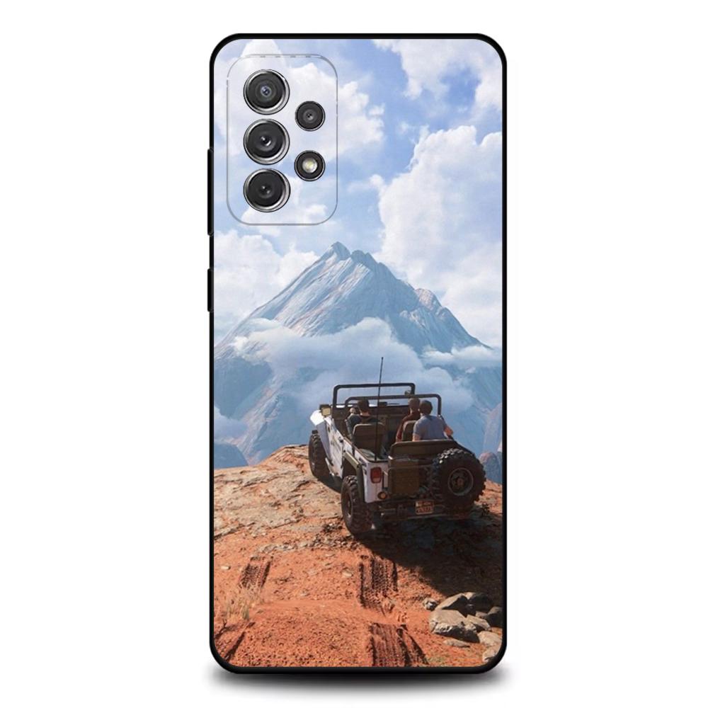 Sic Parvis Magna Uncharted Phone Case For Samsung S25,S24,S21,S22,S23,S30,Ultra,S20,Plus,Fe,Lite,Note,10,9,5G Black Cover