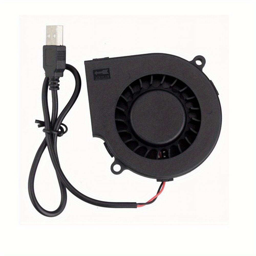 1-3PCS 75mm USB Fan Cooling Turbo Blower 15mm Brushless 3D Printer 7515 For Extruder DC Cooler Power Inverter Air Pump PC CPU