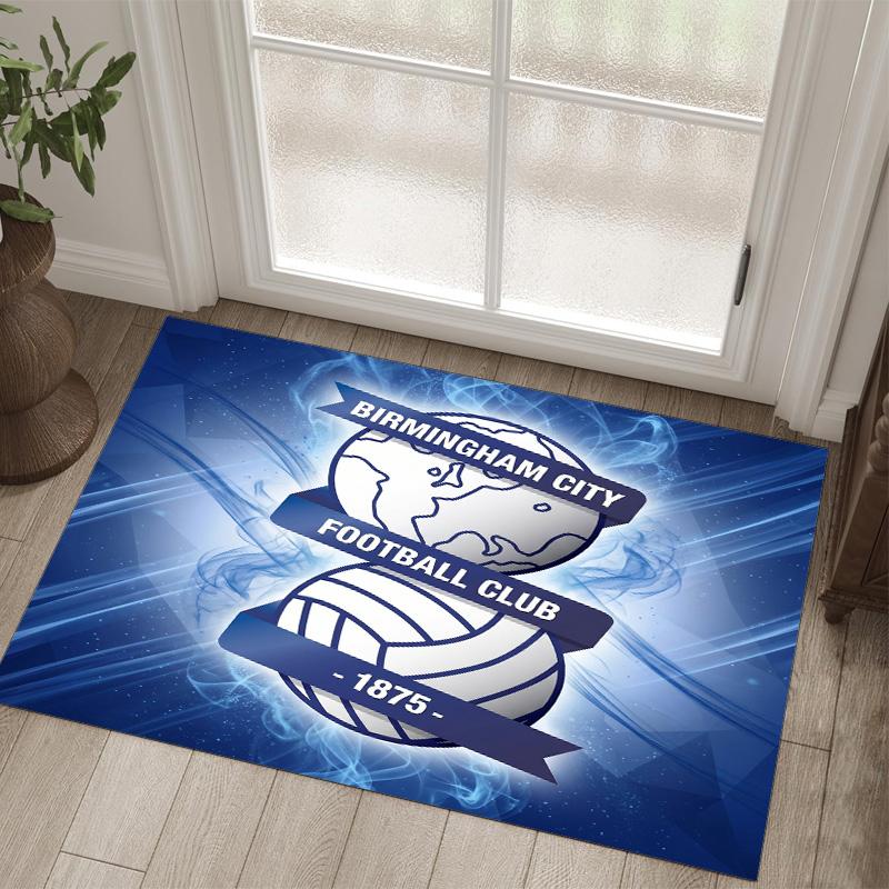 Birmingham City Design Crystal Velvet Carpet Cozy Non?Slip Printed Rug For Bedroom Living Room Entrance