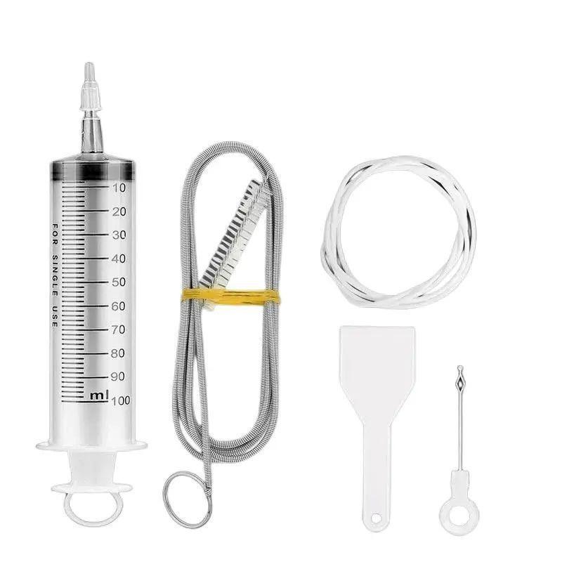 

5 шт./1 компл., Щетка для очистки отверстий холодильника | Инструмент для очистки от засоров, Средство для удаления препятствий, Бытовой очиститель сливного отверстия