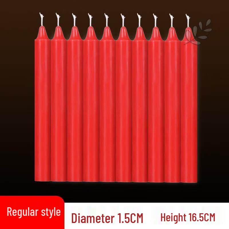 LIEI White Long-Burning Emergency Candles (60-Pack)