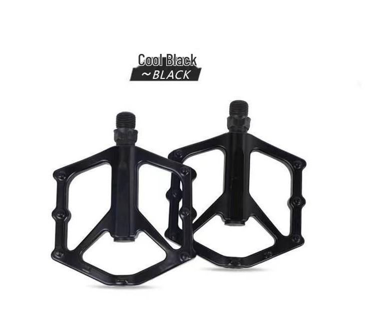 Aluminum Alloy Anti-Slip Mountain & Road Bike Pedals чёрный