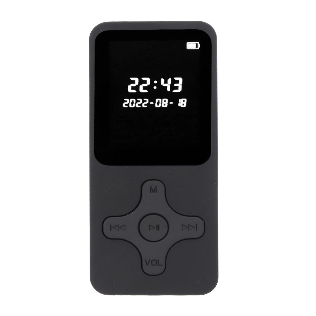 MP3 MP4 Player Bluetooth 5.0 Ultra Thin Digital LCD 1.77 Inch Screen HD Speaker FM Radio Portable HiFi Music Player
