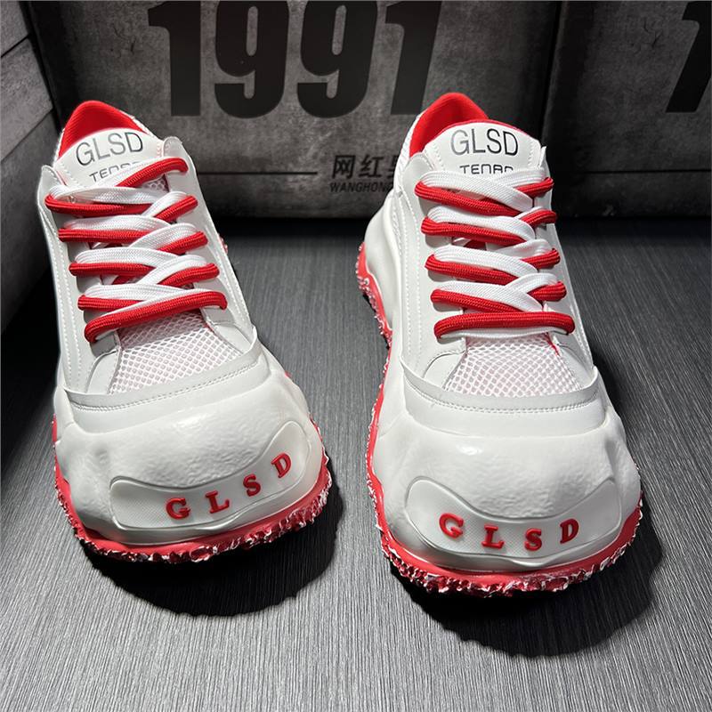 

Summer new thick-soled mesh surface breathable comfortable wear-resistant muffin bottom dad shoes glsd 38 белый