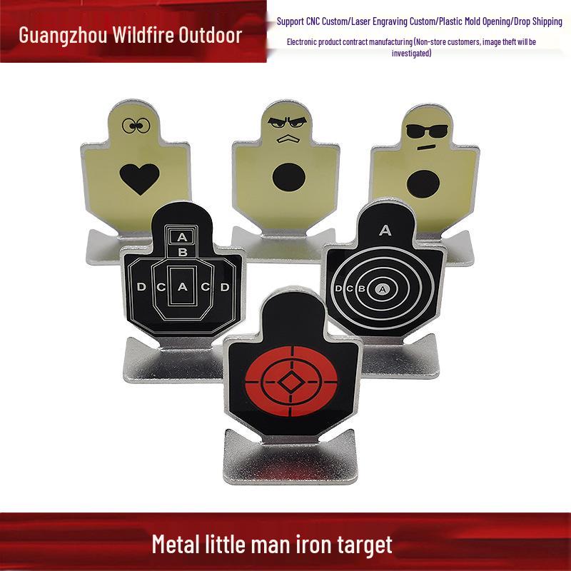 Tough Warrior Soft Bullet Toy Gun with Metal Knock-Down Targets