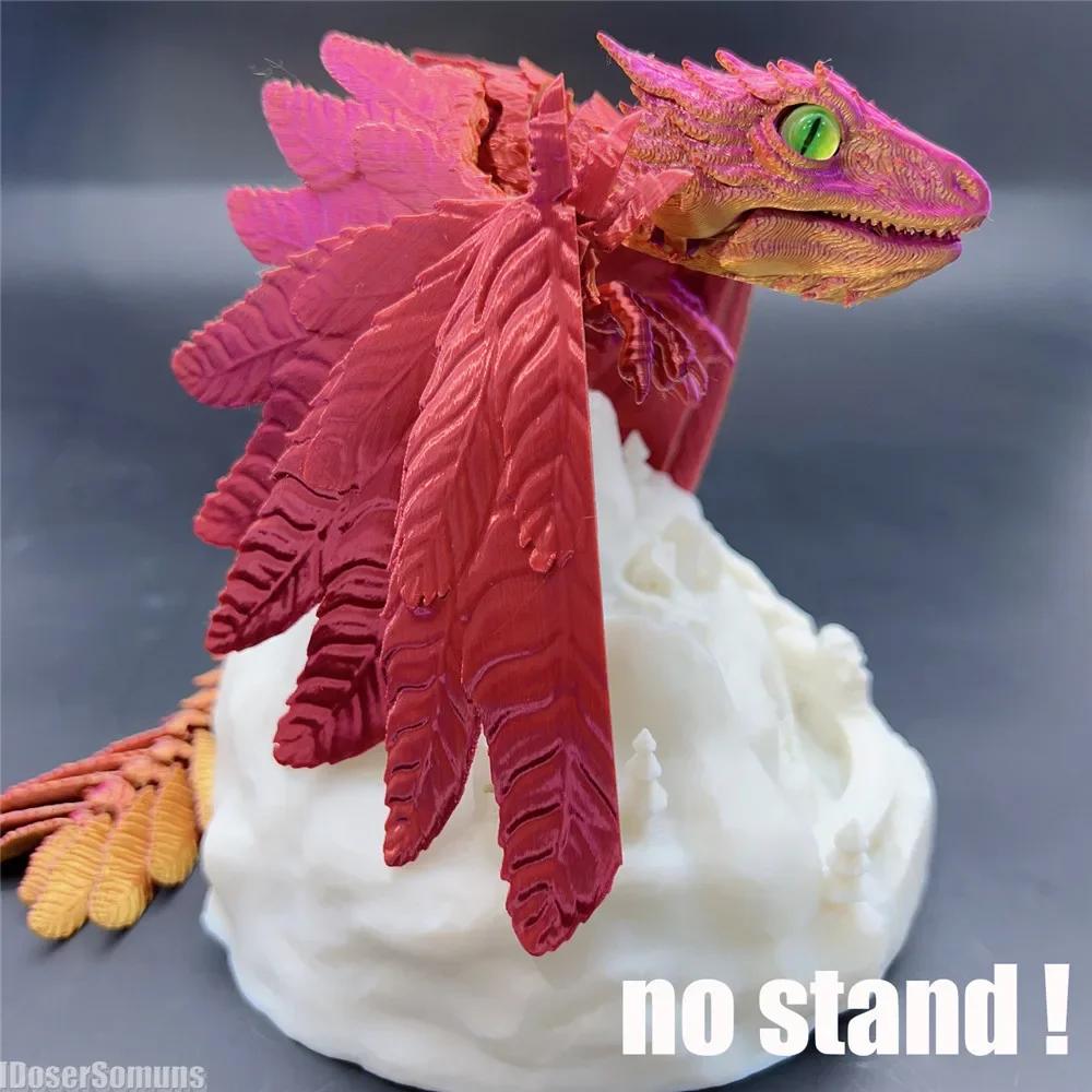 

3D Printing Archaeopteryx Flying Dragon Model Movable Multi-joint Decoration Kids Toy Decor Figurines for Boys Man Woman Gift
