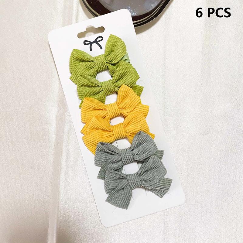 

6Pcs Cute Bow Hair Clips For Women Girls Sweet Versatile Bangs Hair Clip Side Clip Kawaii Hair Accessories Gifts