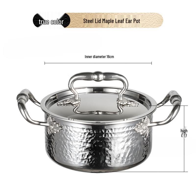 ZISIZ Personal 304 Stainless Steel Mini Hot Pot