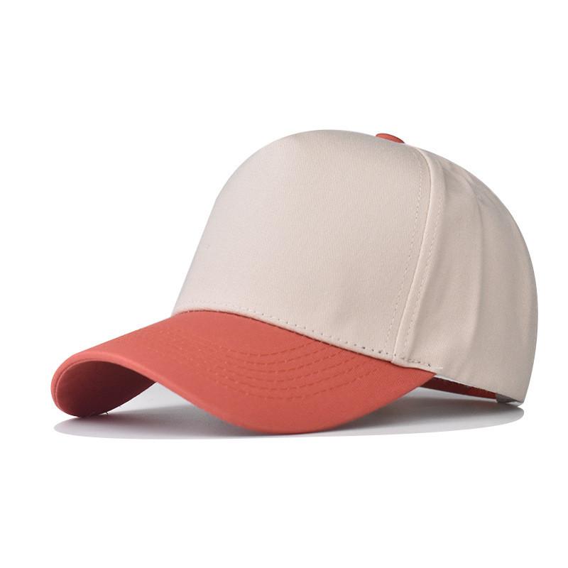 Leopard Print Dad Hat Cotton Breathable Sunshade With Curved Brim For Casual Wear Orange