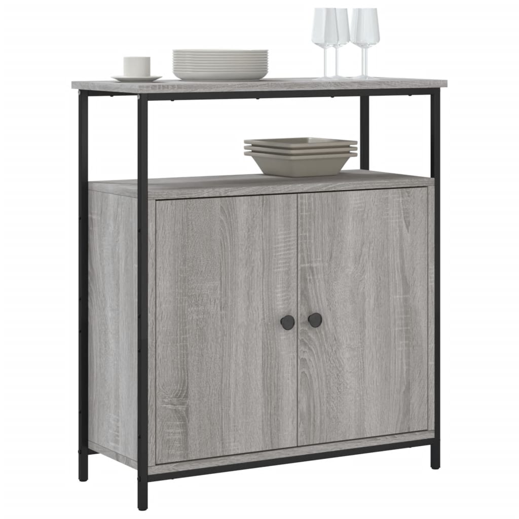 Sideboard Gray Sonoma 70x30x80 cm Particleboard