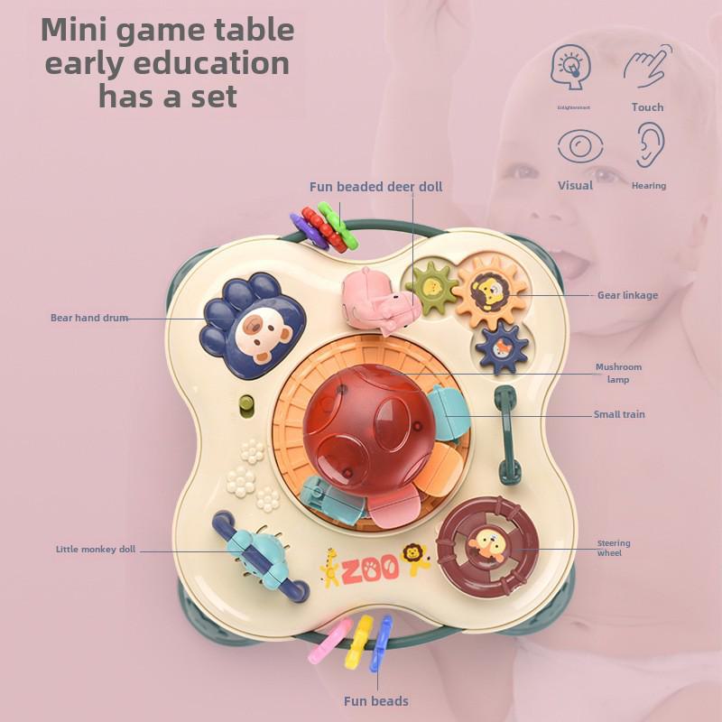 Multifunctional Baby & Toddler Music Game Table: Early Education Animal Park Study Toy