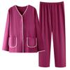 German Velvet Pajamas Women'S Autumn And Winter Warm Long Sleeves Can Be Worn Outside Loungewear Thin Velvet Loose Large Size High-End Suit