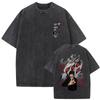New Summer Chainsaw Man High Quality TShirt Men and Women Cotton Vintage Washed Print Retro Streetwear Family Matching Top