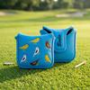 Embroidered Golf Club Headcover | Guarding Pull-on Construction PU Leather,