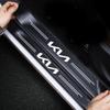 TWBQ7 Car Door Sill Plate Protective Stickers Anti Scratch Decal For KIA KN K3 K5 Sportage Sorento Picanto Ceed RIO 2 3 4 Accessories