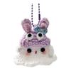 Halloween Crochet Ghost Ornament Cute Handmade Knitted Frog/Cat/Spider/Strawberry Ghost Hanging Decoration for Car Rearview Mirror Bag Charm