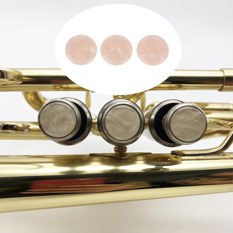 3Pcs Trumpet Valve Finger Button Top Cap Repairing Replacements For Trumpeters Buttons Snap Piston Buckle Brass Instrument