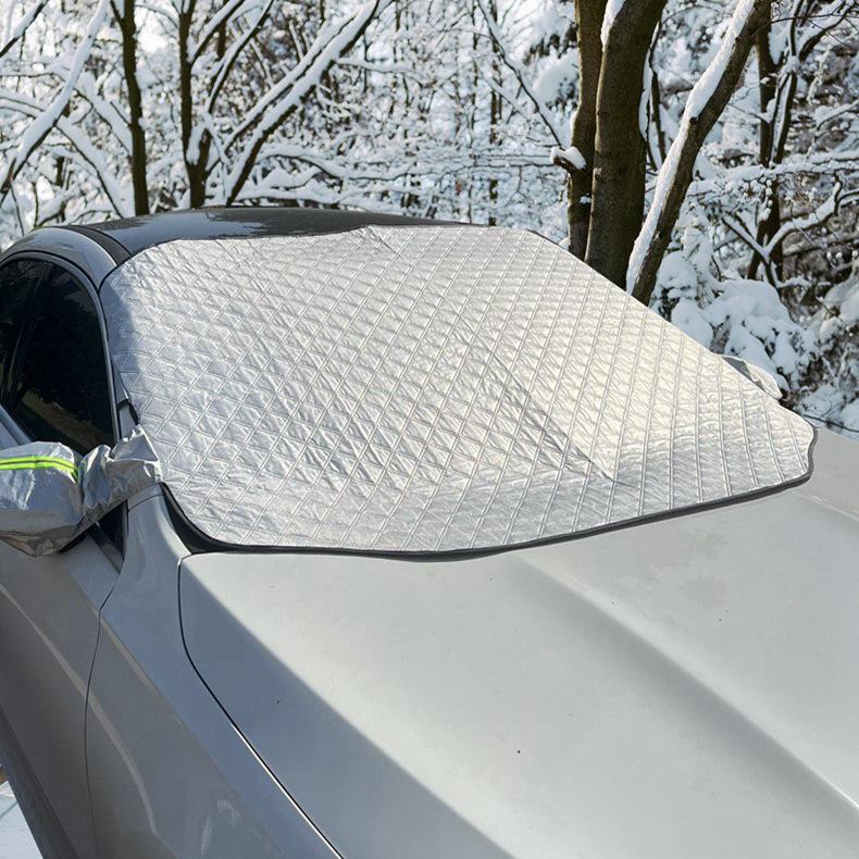 Car Snow Shield: Windproof Anti-Freeze Frost Cover for Winter