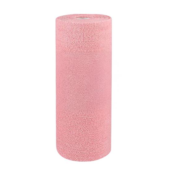 1 Roll Rag Thickened Water-Absorbent Cleaning Clothes Tear-Off Design Disposable Rags Kitchen Bathroom Cleaning Rag