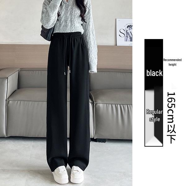 Women's High-Waisted Wide-Leg Sweatpants - Banana Pants 2025 Spring/Autumn Collection