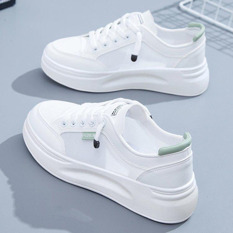 

Mesh little white shoes women s breathable summer mesh shoes 2025 new popular female students Korean version versatile thin board shoes women 35