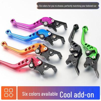 Adjustable Bull Horn Brake Levers for Little Monkey M3 Motorcycle - Front & Rear Disc Brake Modification