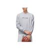 Li-Ning Wade Series Pullover Long Sleeve Round Neck Fleece Warm Winter Sports Sweatshirt Men Sweatshirt Flower-Gray Chuan-Stone-Gray AWDT941-3